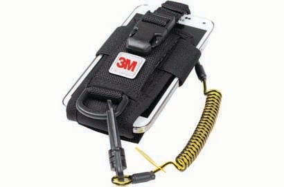 3M DBI-SALA Adjustable Radio Cell Phone Holster, Clip2Loop Coil Tether, Micro D-Ring