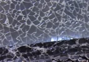 3M™ Safety&Security Films & 3M™ Impact Protection Attachment Systems protect window from breaking.
