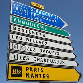 Reflective road signs