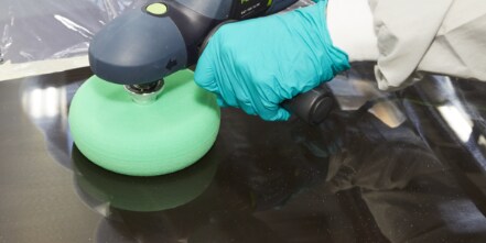 Reduce scratch removal time by up to 25%: Colour coded polishing