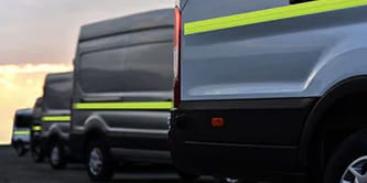 Vans with conspicuity markings
