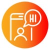 Mobile chat icon