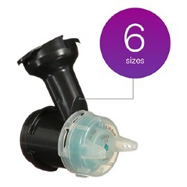 a nozzle on a white background