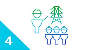 Training icon with people
