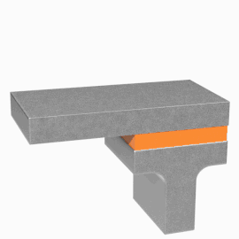 Peel and Cleavage stress in adhesive joint
