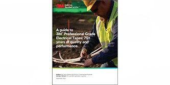 Front cover of 3M Electrical tapes guide
