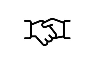 icon of handshake
