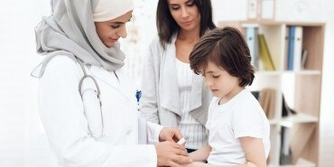 Doctor with patient
