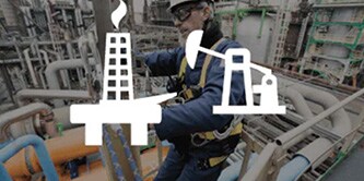Image showing faded out background with oil and gas icons

