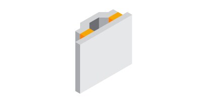 Example of a stiffener joint

