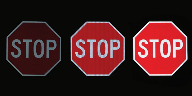 Stop signs
