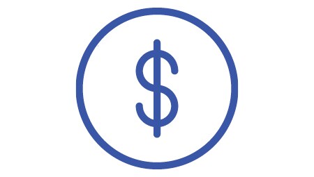 icon of the dollar sign
