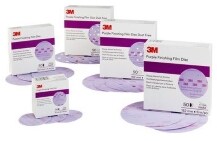 3M™ Hookit™ Purple Finishing Film Abrasive Disc 260L, 150 mm, 15 Hole, P1500, PN51154