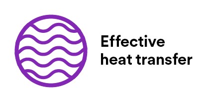 Effective heat transrer
