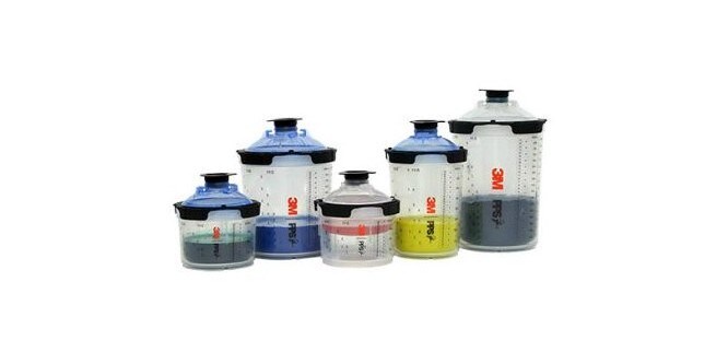 3M Spray Cups series 2.0 on a white background
