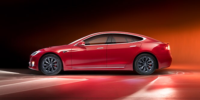 Red car
